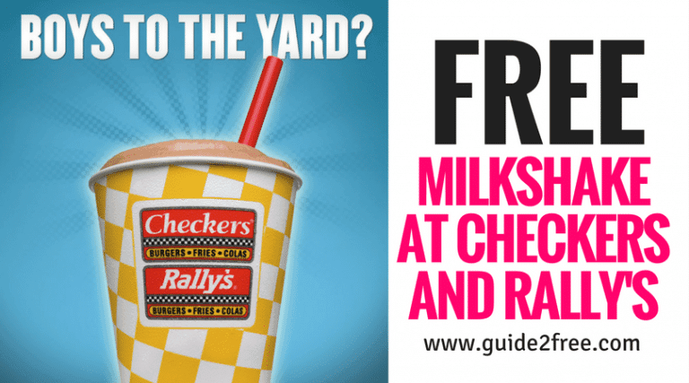 FREE Milkshake at Checkers and Rally's 1 FREE Milkshake at Checkers and Rally's