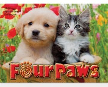 FREE Four Paws 2014 Calendar 1 four-paws-calendar