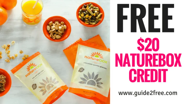 FREE $20 Naturebox Credit 1 FREE $20 Naturebox Credit