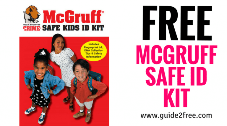 FREE McGruff Safe ID Kit 1 FREE McGruff Safe ID Kit