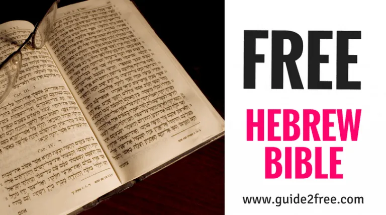 FREE Hebrew Bible 1 FREE Hebrew Bible