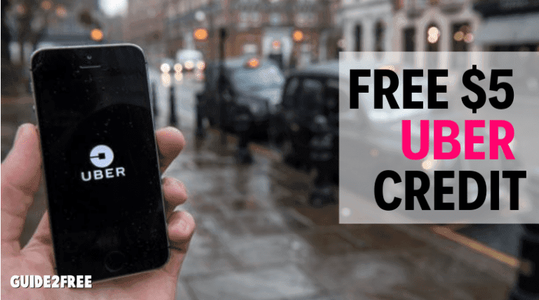 FREE $5 Uber Credit 1 FREE $5 Uber Credit