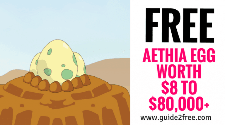 FREE Aethia Egg Worth $8 to $80,000+ 1 FREE Aethia Egg Worth $8 to $80,000+