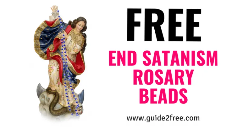 FREE End Satanism Rosary Beads 1 FREE End Satanism Rosary Beads