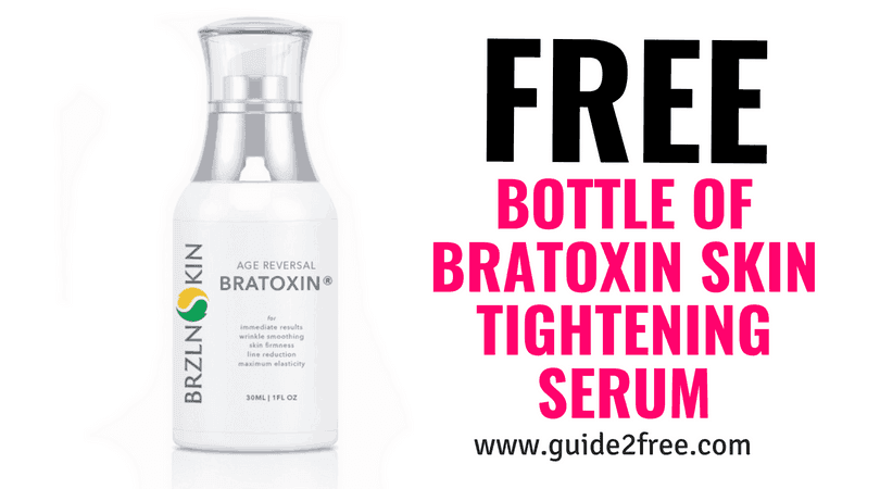 FREE Full Size Bottle of Bratoxin Skin Tightening Serum 1 FREE Full Size Bottle of Bratoxin Skin Tightening Serum