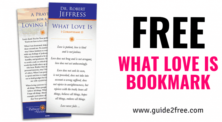 FREE What Love Is Bookmark 1 FREE What Love Is Bookmark