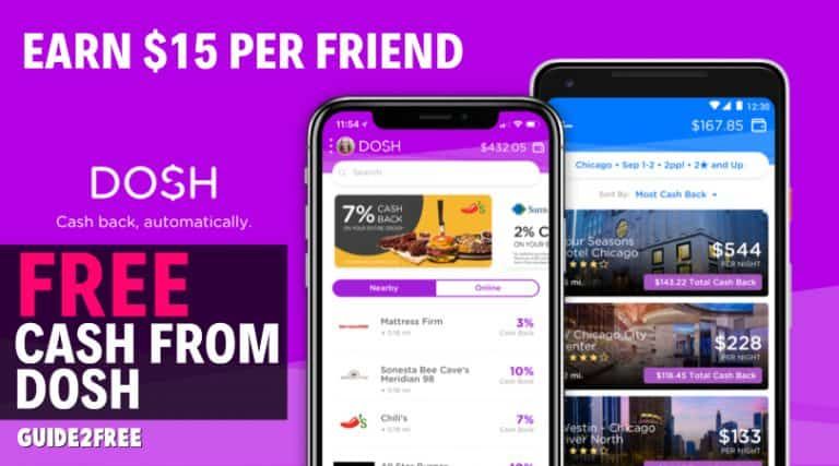 FREE $5 DOSH Credit 1 FREE $5 DOSH Credit
