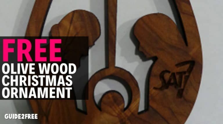 FREE Olive Wood Christmas Ornament 1 FREE Olive Wood Christmas Ornament