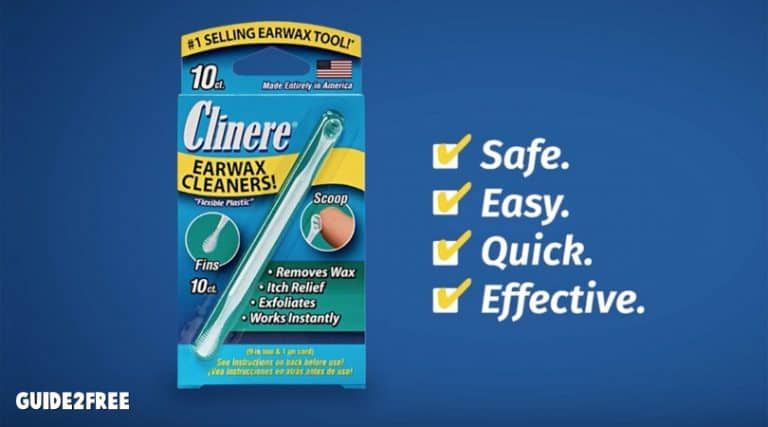 FREE Clinere Earwax Cleaner Sample 1 FREE Clinere Earwax Cleaner Sample