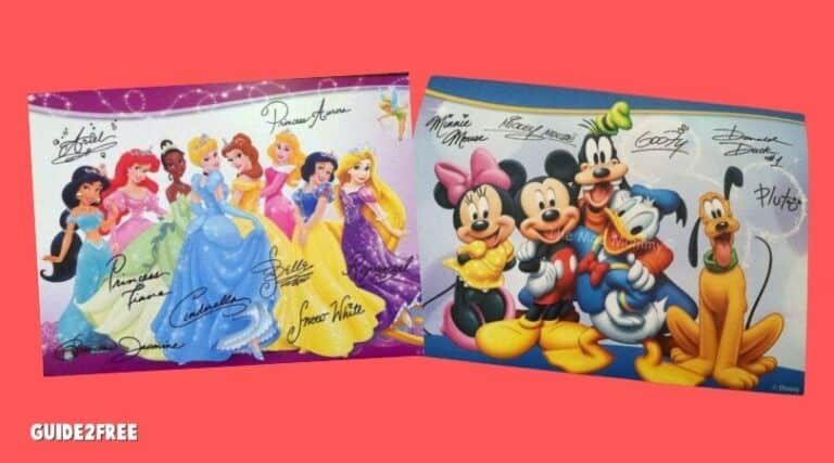 FREE Autographed Disney Postcard 1 FREE Autographed Disney Postcard