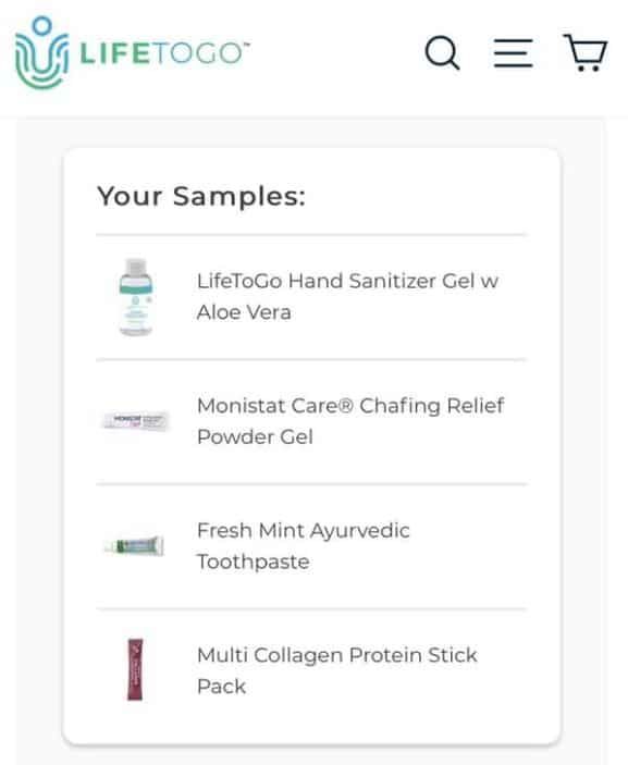 FREE Life To Go Sample Box 2 free-lifetogo-samples