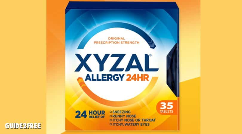FREE Xyzal Allergy 24HR Sample 1 FREE Xyzal Allergy 24HR Sample