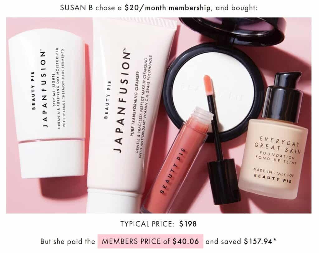 FREE Month of Beauty Pie + FREE Shipping 2 FREE Month of Beauty Pie + FREE Shipping