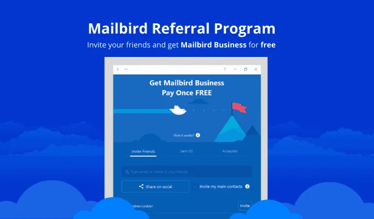FREE Mailbird Business Account ($399 Value) 1 FREE Mailbird Business Account ($399 Value)