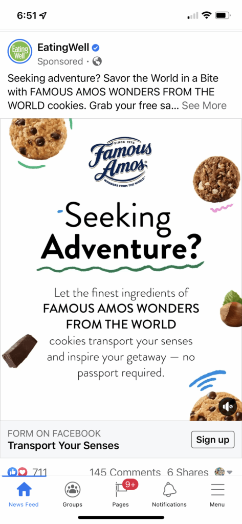 FREE Famous Amos Cookies Sample 1 FREE Famous Amos Cookies Sample