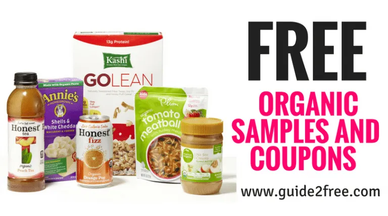 FREE Organic Samples and Coupons By Mail 1 FREE Organic Samples and Coupons By Mail