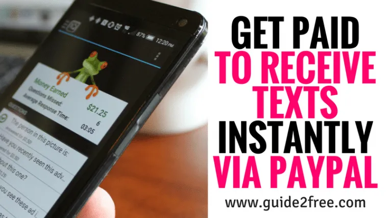 Get Paid to Receive Texts Instantly via Paypal 1 Get Paid to Receive Texts Instantly via Paypal
