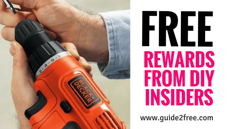 DIY Insiders: Possible FREE Rewards or Tools 1 DIY Insiders: Possible FREE Rewards or Tools