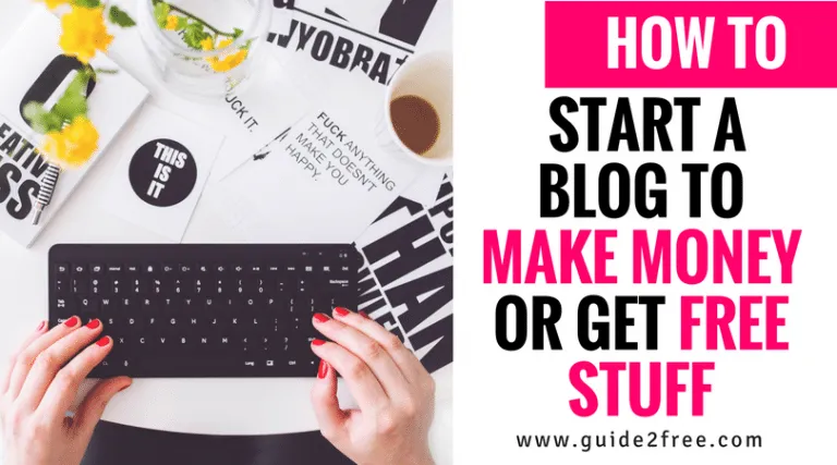 How to Start a Blog to Make Money or Get FREE Stuff 3 How to Start a Blog to Make Money or Get FREE Stuff