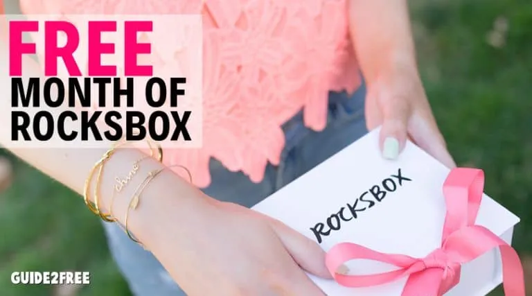 FREE Month of RocksBox 1 FREE Month of RocksBox