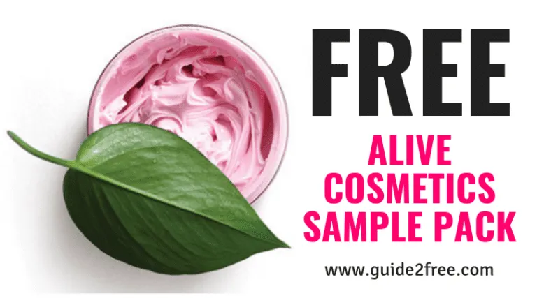 FREE Alive Cosmetics Sample Pack 1 FREE Alive Cosmetics Sample Pack
