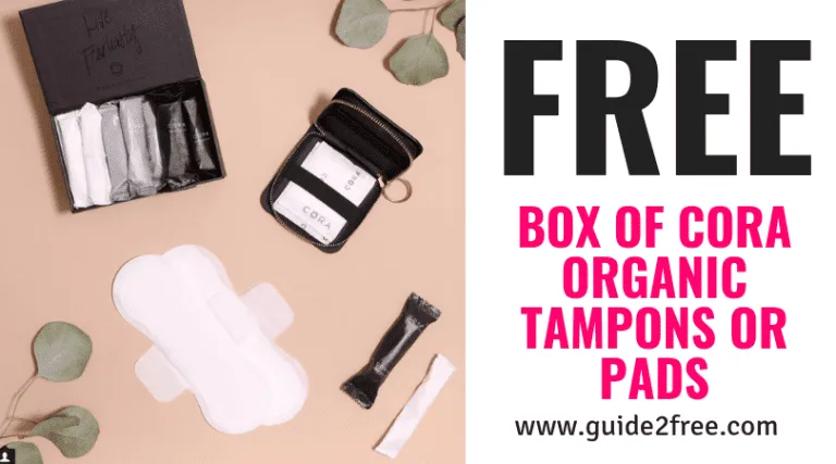 FREE Box of Cora Organic Tampons or Pads (Just Pay Shipping) 1 FREE Box of Cora Organic Tampons or Pads (Just Pay Shipping)