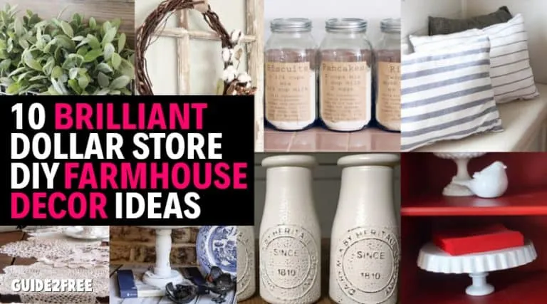 10 Brilliant Dollar Store DIY Farmhouse Decor on a Budget 11 10 Brilliant Dollar Store DIY Farmhouse Decor on a Budget