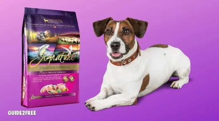 Get a Free 4lb Zignature Zssential Dog Food!