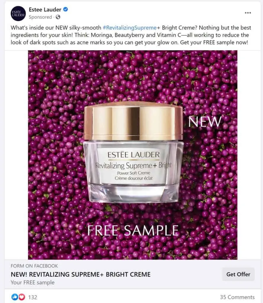 FREE Sample of Estee Lauder Revitalizing Soft Creme 2 FREE Sample of Estee Lauder Revitalizing Soft Creme