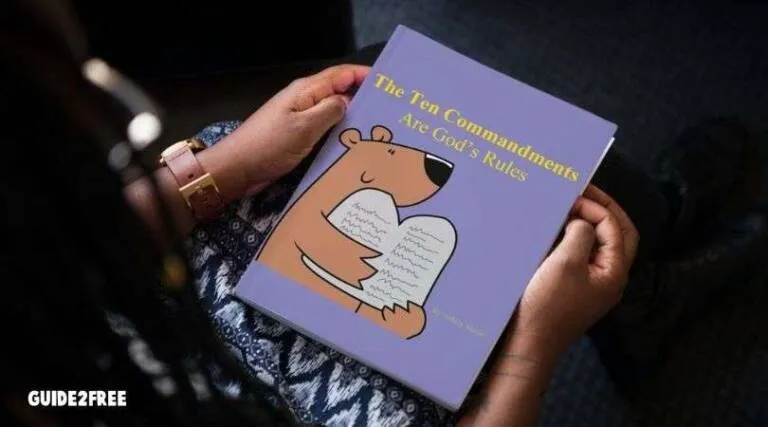 FREE Ten Commandments Book for Kids