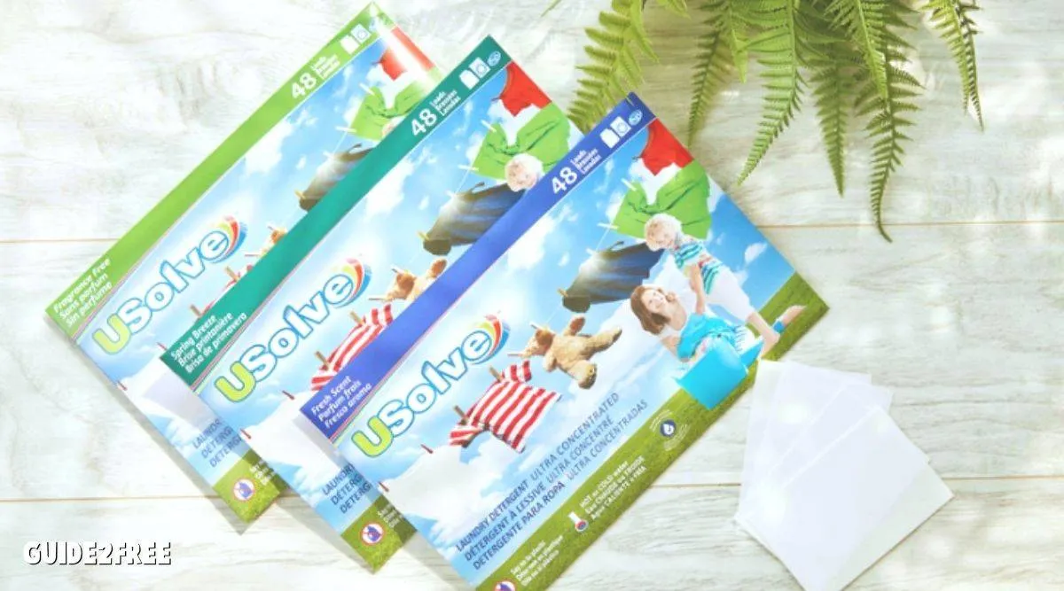 FREE USolve Laundry Strips Sample 1 FREE USolve Laundry Strips Sample