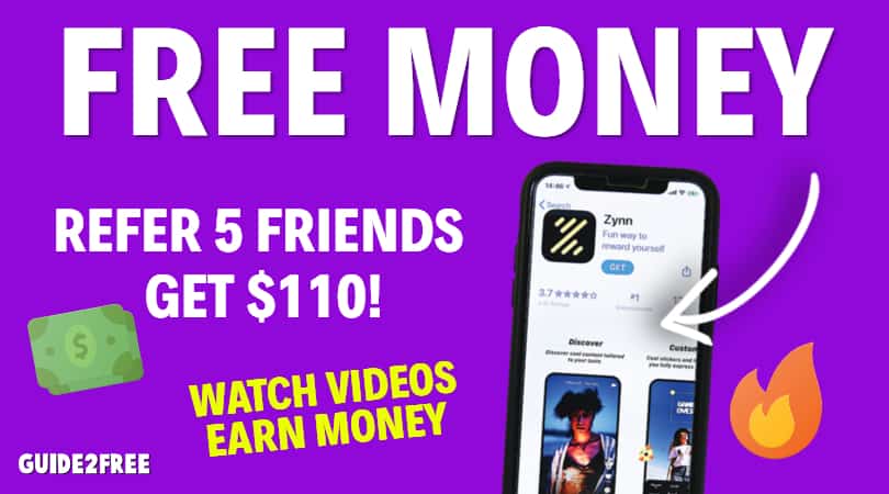 FREE $110 Cash from Zynn App + More 1 FREE $110 Cash from Zynn App