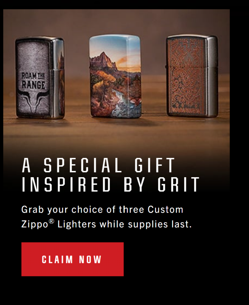 FREE Zippo Lighter from Marlboro 3 FREE Zippo Lighter from Marlboro
