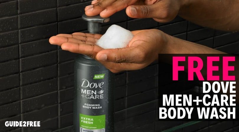 FREE Dove Men+Care Foaming Body Wash