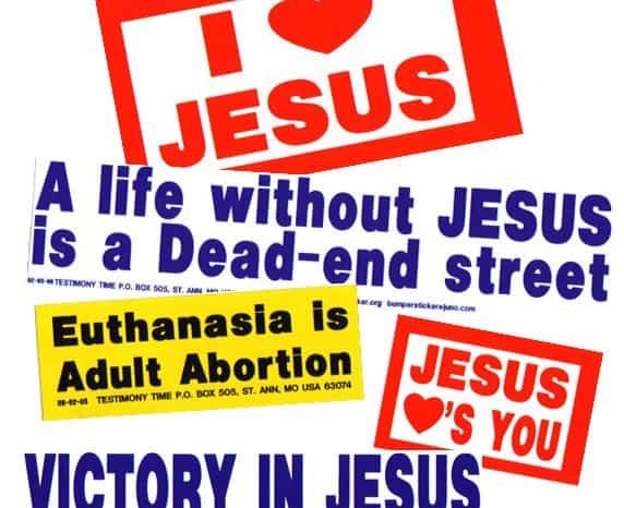 FREE Christian Bumper Stickers