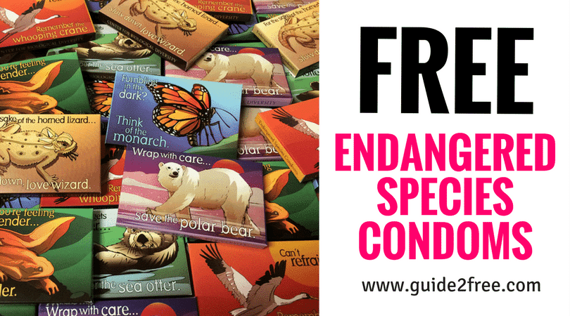 FREE Endangered Species Condoms
