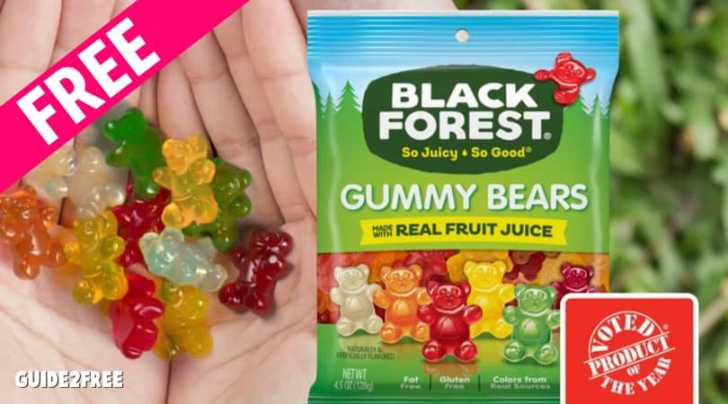 FREE Black Forest Gummy Bear Samples