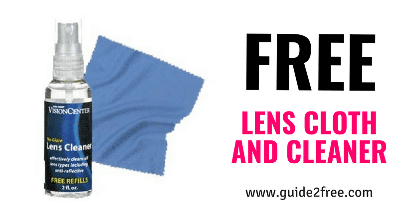 FREE Eye Glasses Lens Cloth & Cleaner from WalMart Vision Centers