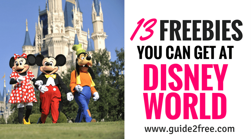 13 FREEBIES you can get at disney world