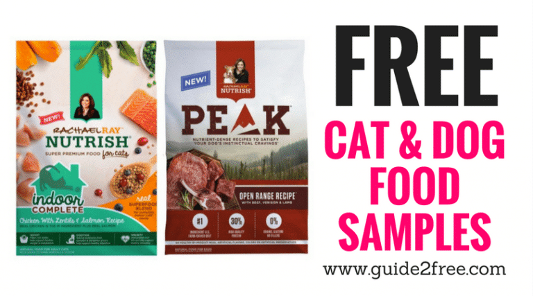 FREE Rachael Ray Nutrish Cat & Dog Food Sample