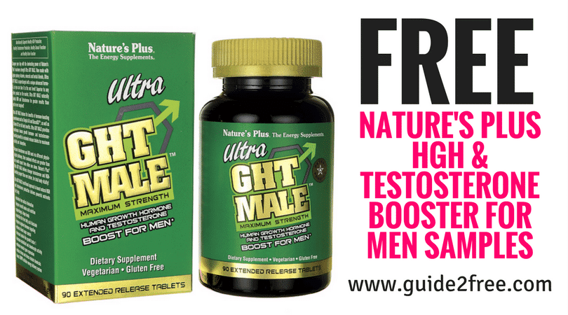 FREE Nature's Plus HGH & Testosterone Booster for Men Samples