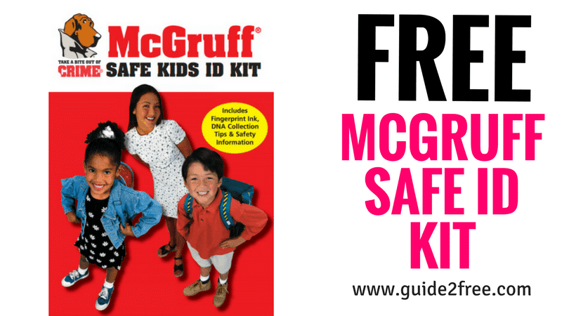 FREE McGruff Safe ID Kit