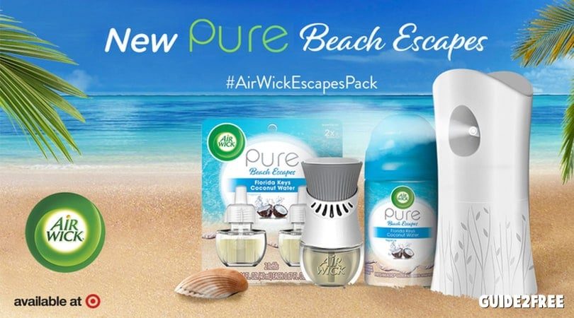 FREE AIR WICK Pure Beach Escapes Kit