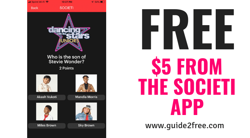 FREE $5 from the Societi App