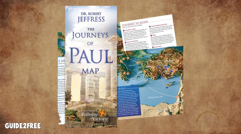 FREE Journeys of Paul Map