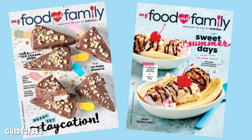 FREE My Food and Family Magazine Subscription