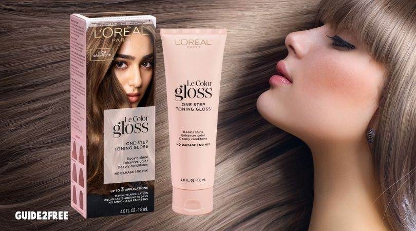 Free Sample of Loreal Le Color Gloss In-Shower Toning Gloss