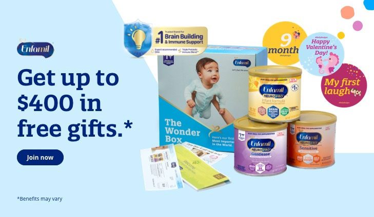 FREE $400 Worth of Baby Stuff from Enfamil