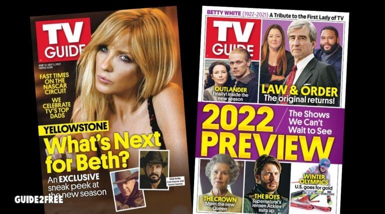 FREE Subscription to TV Guide Magazine