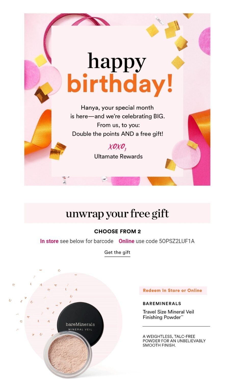 An Ulta Rewards Member for a FREE Ulta Birthday Gift for 2022